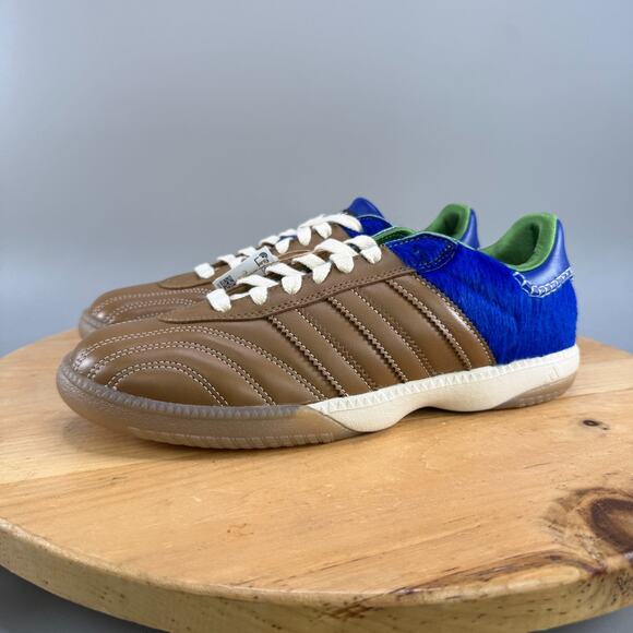 Adidas Wales Bonner x Samba Millennium Pony Mens Size 9.5 Nappa Brown IF6704 NEW - Picture 3 of 9